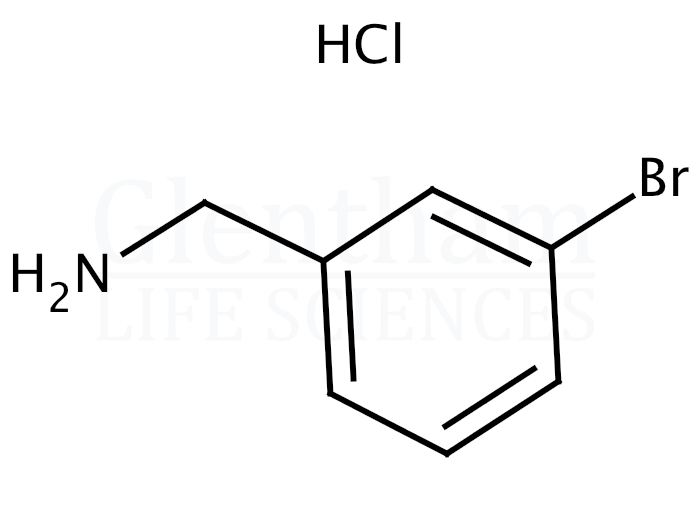 3-Bromobenzylamine hydrochloride Structure