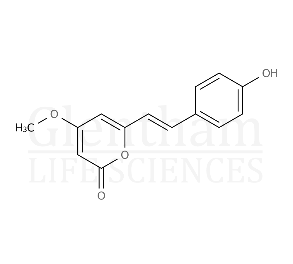 Structure for  4''-Hydroxy-5,6-dehydrokawain  (39986-86-2)