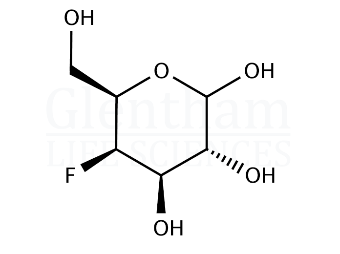 4-Deoxy-4-fluoro-D-galactose Structure