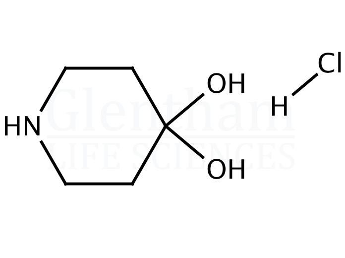 4-Piperidone hydrochloride monohydrate Structure