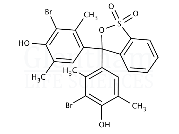 Structure for Bromoxylenol Blue (40070-59-5)