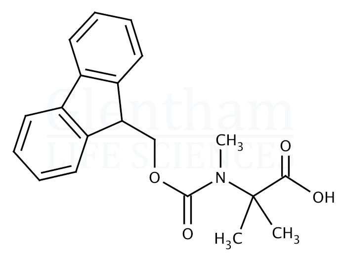 Structure for Fmoc-N-Me-Aib-OH 