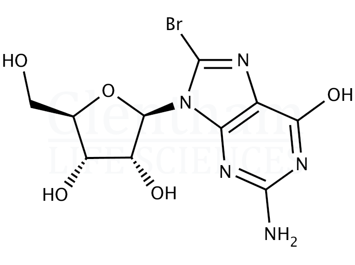 Structure for 8-Bromoguanosine