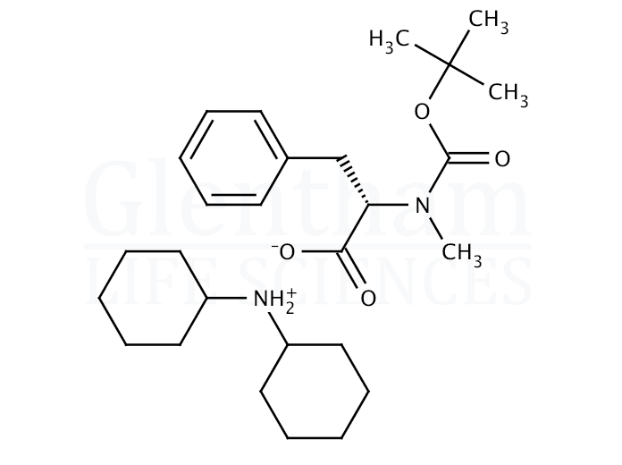 Structure for Boc-N-Me-Phe-OH dicyclohexylammonium salt