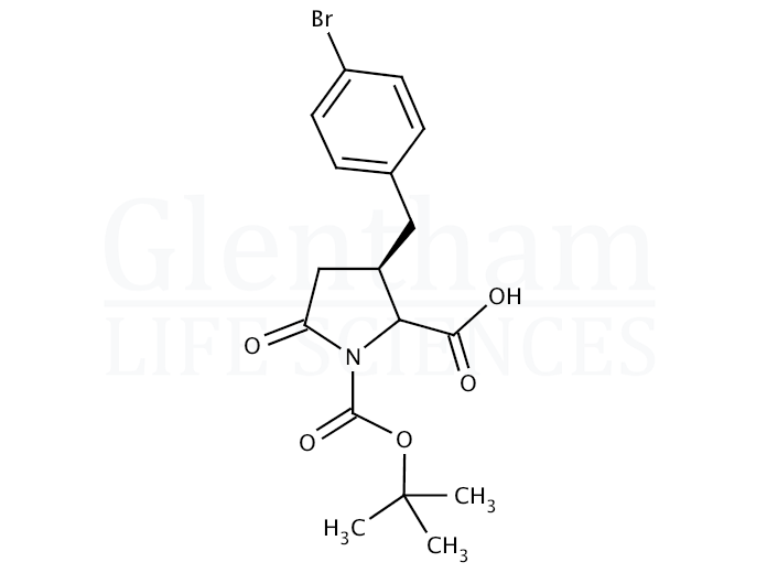 Structure for (4R)-Boc-4-(4-bromobenzyl)-Pyr-OBzl