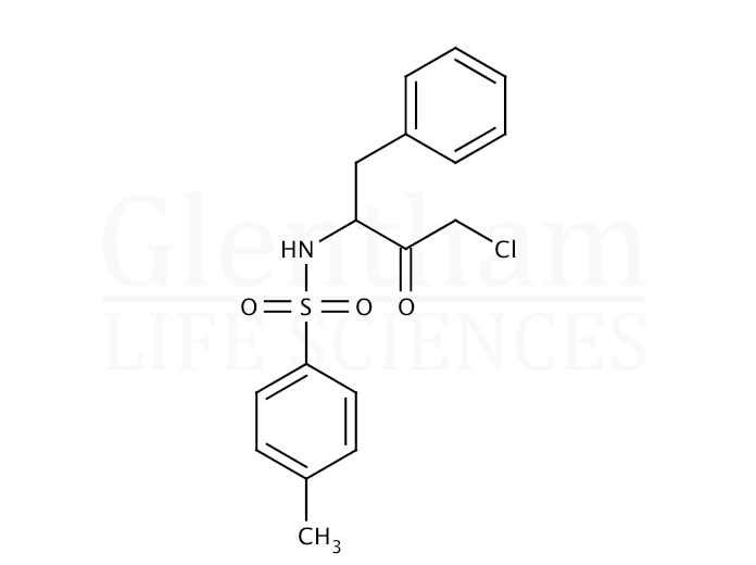 Structure for N-p-Tosyl-L-phenylalanine chloromethyl ketone (402-71-1)