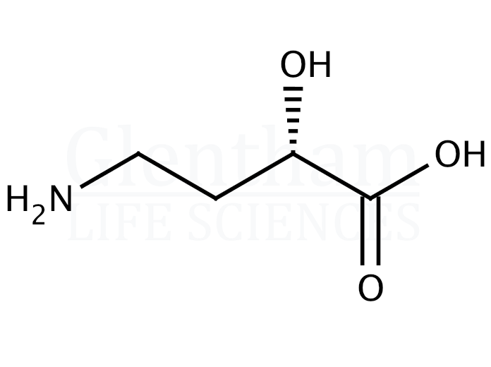 Structure for (S)-(-)-4-Amino-2-hydroxybutyric acid