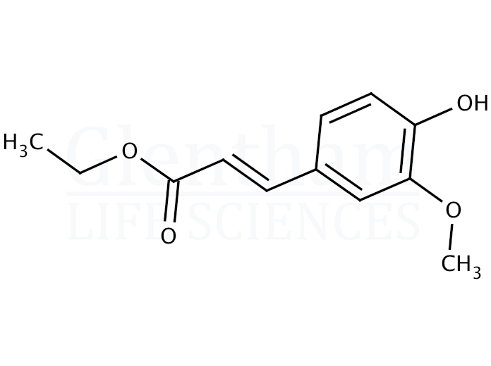 Structure for Ethyl 4-hydroxy-3-methoxycinnamate (Ferulic acid ethyl ester)