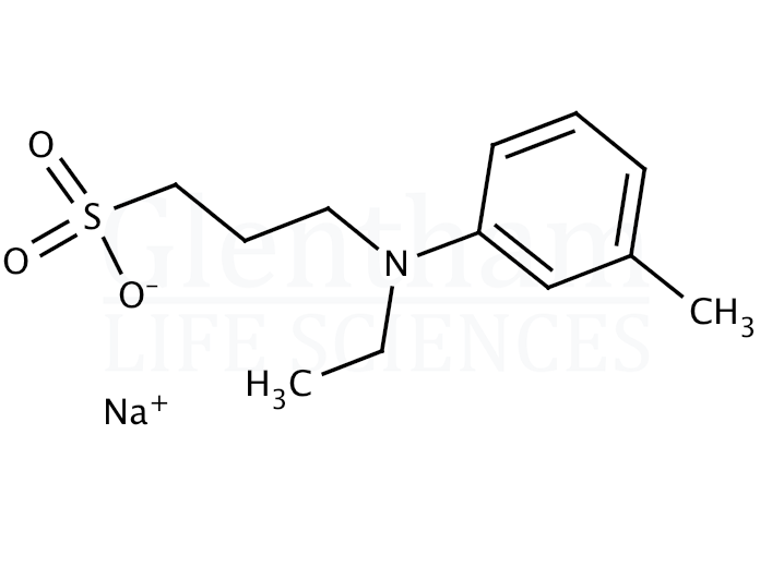 TOPS (3-(N-Ethyl-3-methylanilino)propane sulfonic acid sodium salt) Structure