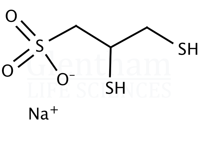 Sodium 2,3-dimercaptopropanesulfonate Structure