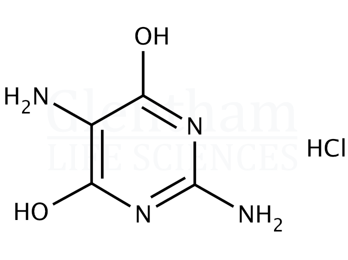 Structure for 2,5-Diamino-4,6-dihydroxypyrimidine hydrochloride hydrate