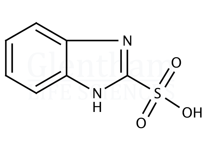Structure for  Benzimidazole-2-sulfonic acid  (40828-54-4)