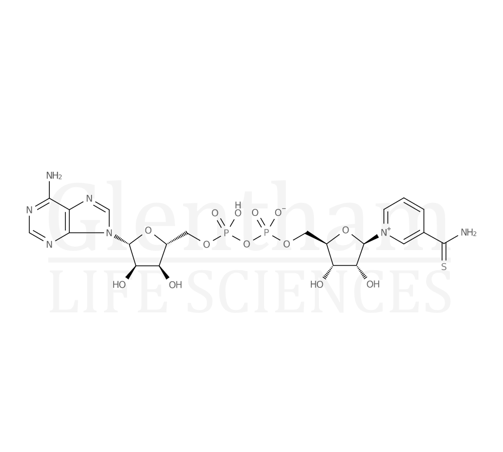 Structure for Thionicotinamide adenine dinucleotide