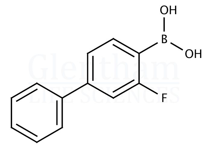 Structure for 3-Fluoro-4-biphenylboronic acid