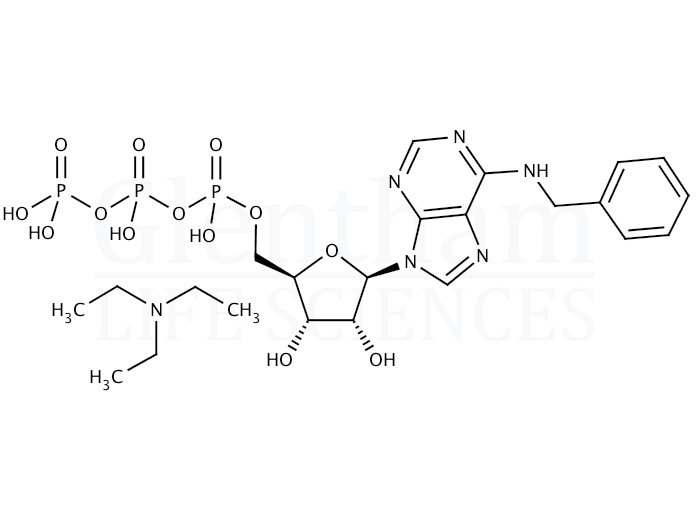 N6-Benzyladenosine triphosphate triethylammonium salt Structure