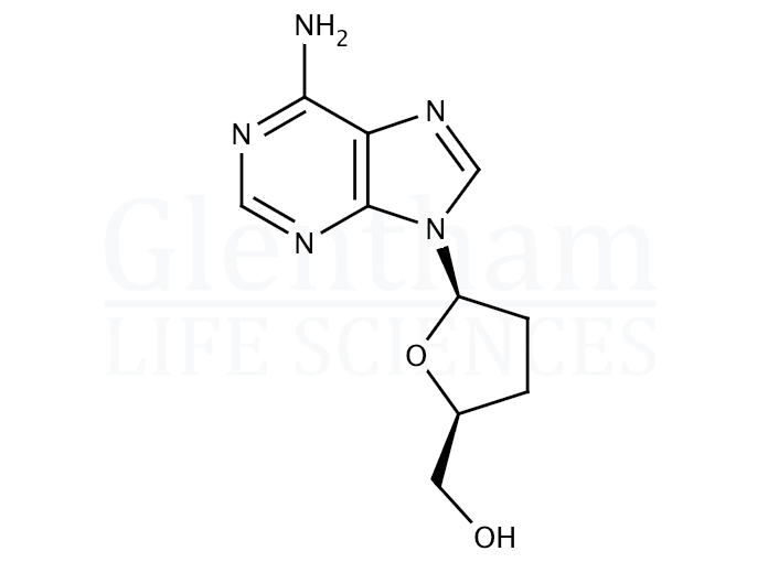 2'',3''-Dideoxyadenosine Structure