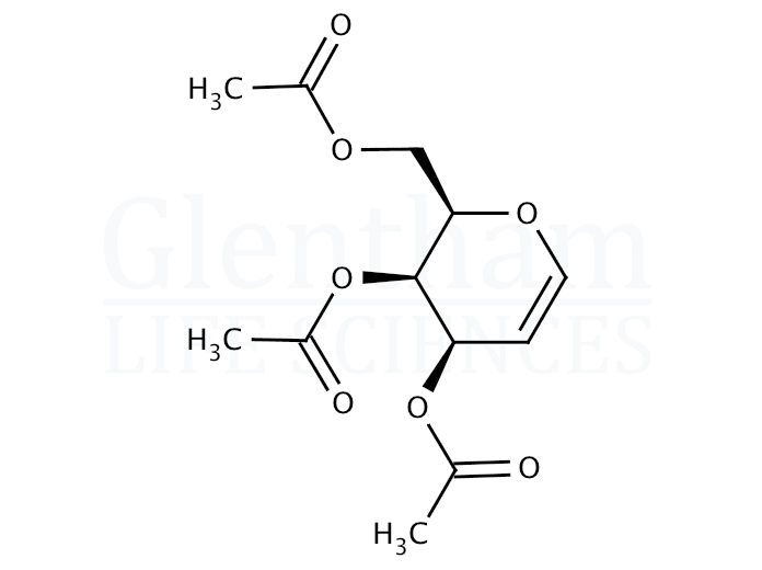 3,4,6-Tri-O-acetyl-D-galactal Structure