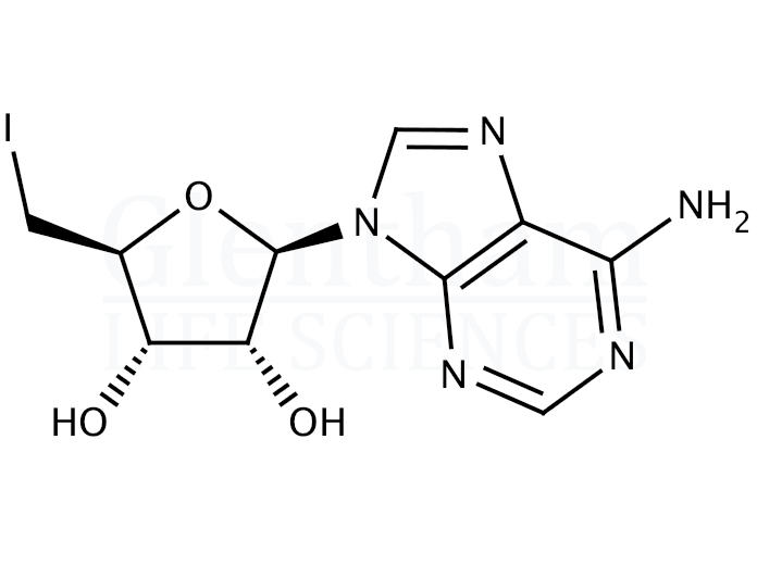 5''-Deoxy-5''-iodoadenosine Structure
