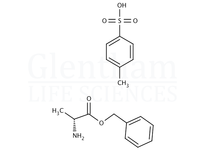 D-Alanine benzyl ester p-toluenesulfonate salt Structure