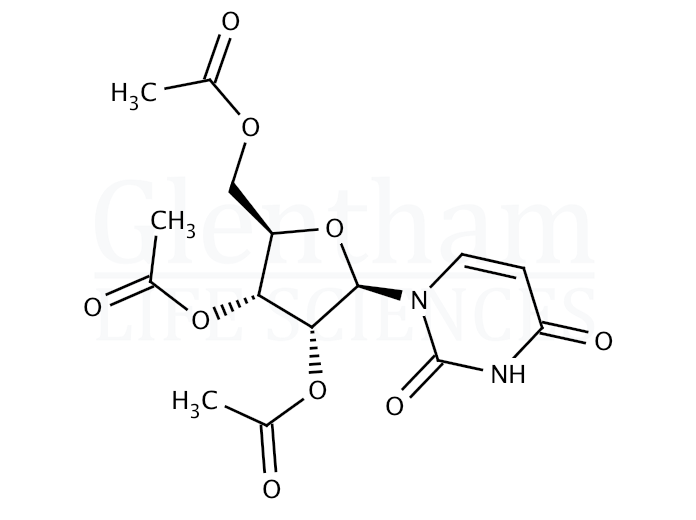 2'',3'',5''-Triacetyluridine Structure