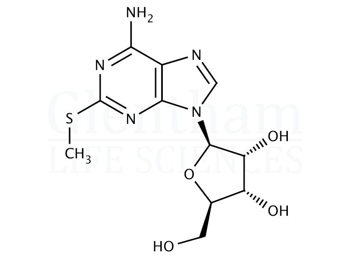 Structure for  2-Methylthioadenosine  (4105-39-9)