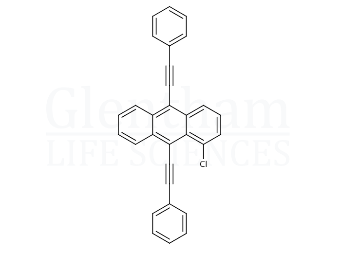 Structure for 1-Chloro-9,10-bis(phenylethynyl)anthracene