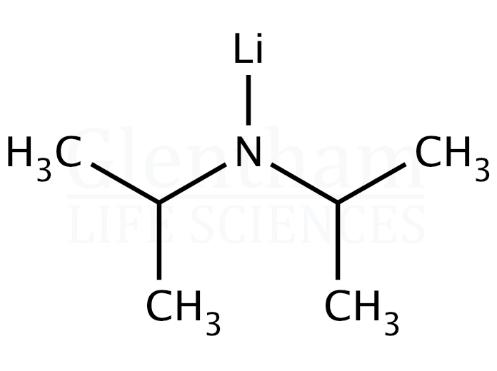 Structure for Lithium diisopropylamide, 2M solution in THF/n-Heptane (4111-54-0)