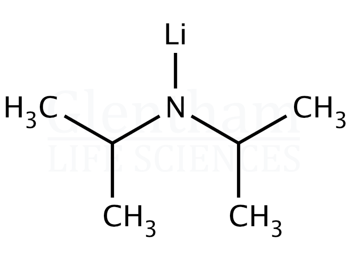 Structure for  Lithium diisopropylamide, 2M solution in THF/n-Heptane  (4111-54-0)
