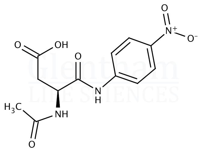 Structure for Acetyl-L-aspartic 4-nitroanilide (41149-01-3)