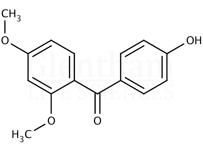 2,4-Dimethoxy-4''-hydroxybenzophenone Structure
