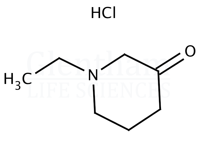 Structure for 1-Ethyl-3-piperidone hydrochloride