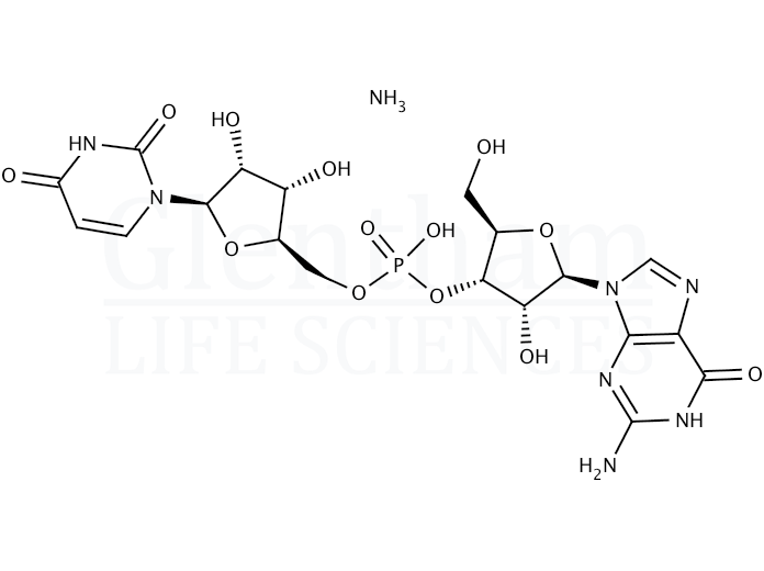 Structure for Guanylyl-3''-5''-uridine ammonium salt