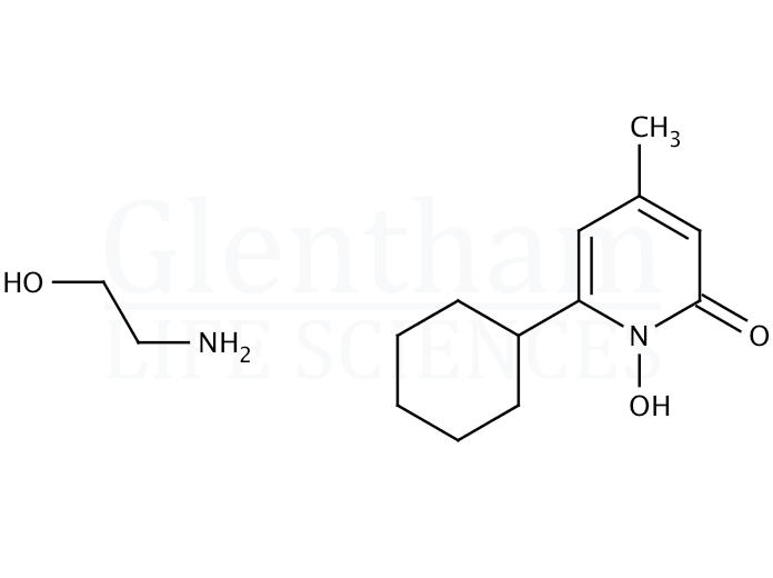 Structure for Ciclopirox olamine (41621-49-2)