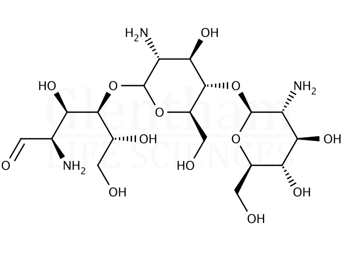 Structure for Chitotriose trihydrochloride (41708-93-4)