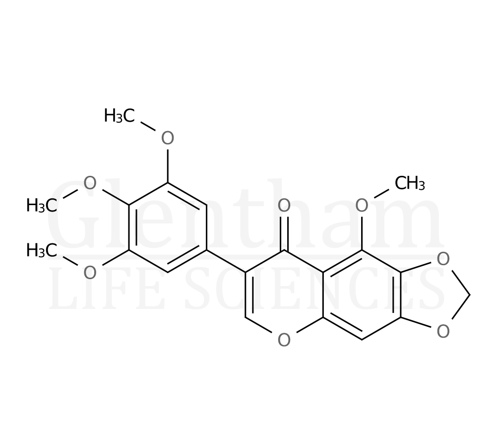 Structure for Irisflorentin (41743-73-1)