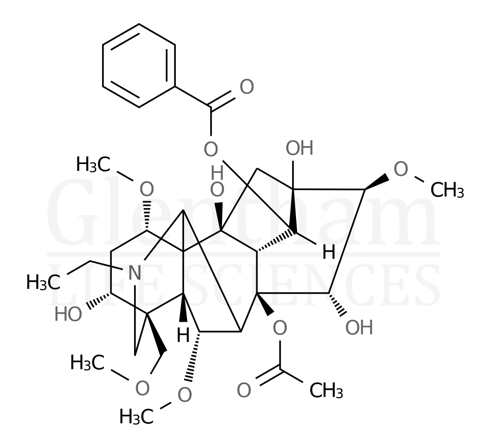 10-hydroxy aconitine Structure