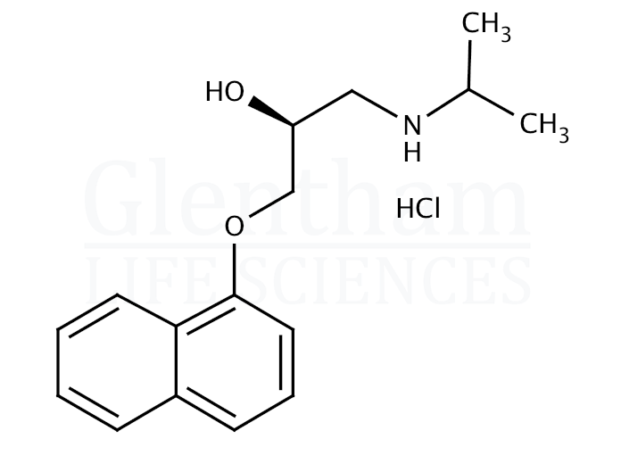 (S)-(-)-Propranolol hydrochloride Structure