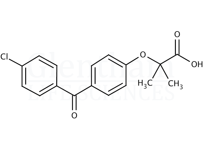 Structure for Fenofibric acid (42017-89-0)