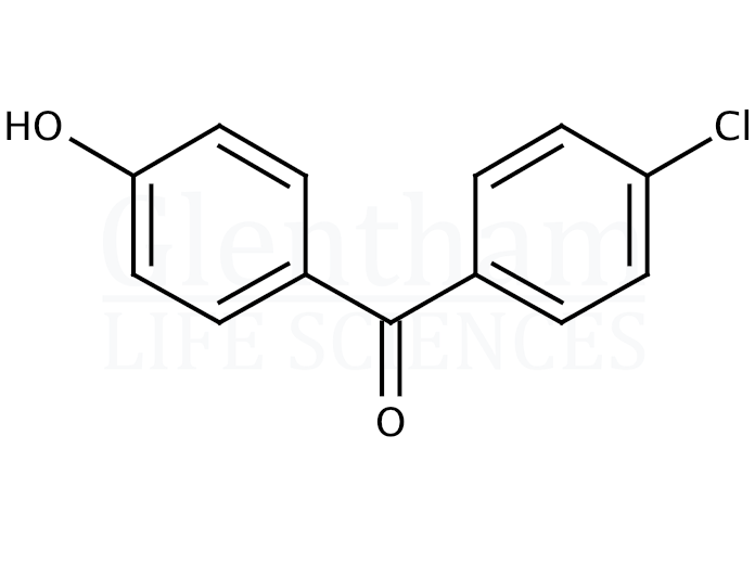 4-Chloro-4''-hydroxybenzophenone Structure