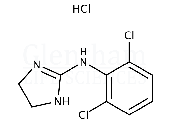 Structure for Clonidine hydrochloride