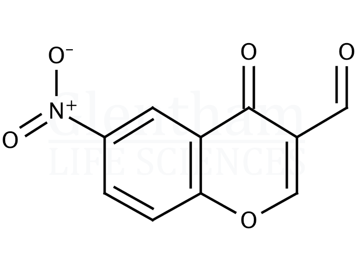 3-Formyl-6-nitrochromone  Structure
