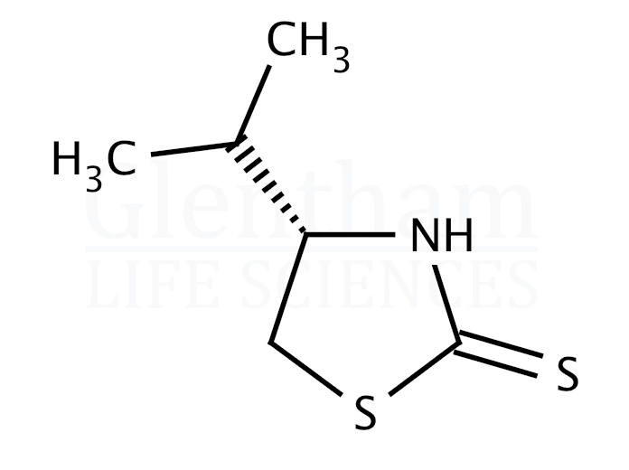(S)-(-)-4-Isopropyl-1,3-thiazolidine-2-thione Structure