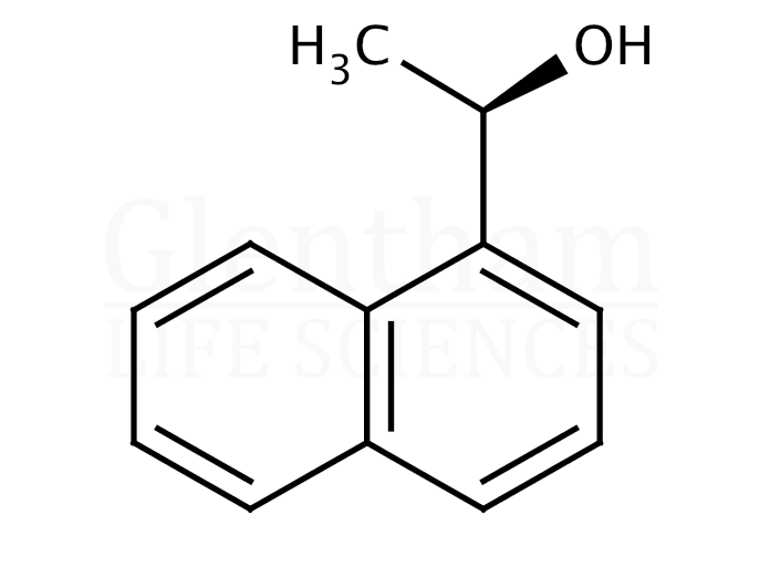(R)-(+)-α-Methyl-1-naphthalenemethanol  Structure