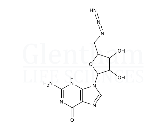 5''-Azido-5''-deoxyguanosine Structure