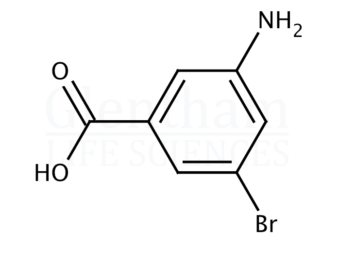 Structure for 3-Amino-5-bromobenzoic acid  (42237-85-4)