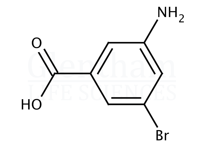 Structure for 3-Amino-5-bromobenzoic acid 