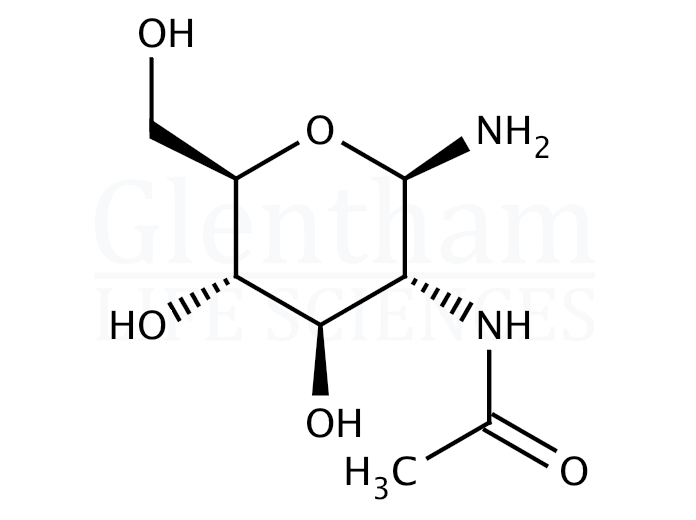 2-Acetamido-2-deoxy-b-D-glucosylamine Structure