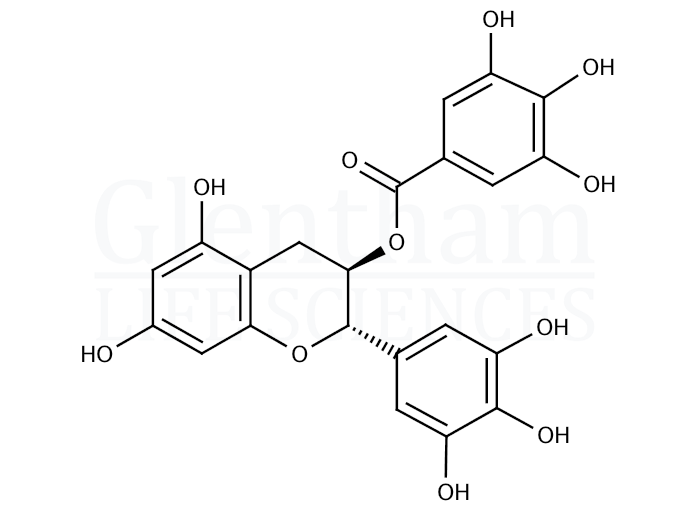 Structure for (-)-Gallocatechin gallate