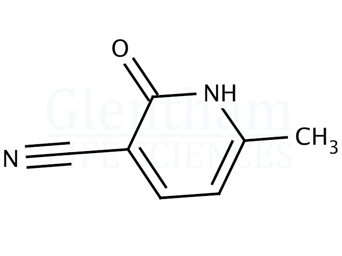 3-Cyano-6-methyl-2(1H)-pyridinone Structure