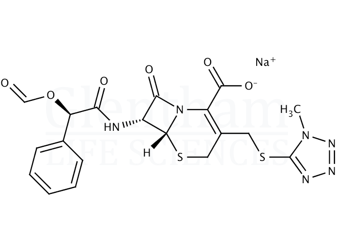 Structure for Cefamandole nafate (42540-40-9)